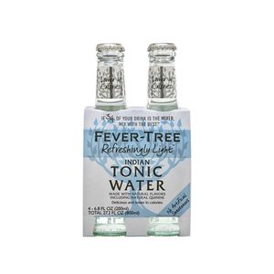 Tónica Fever Tree Refreshingly Light botella 200ml x 4