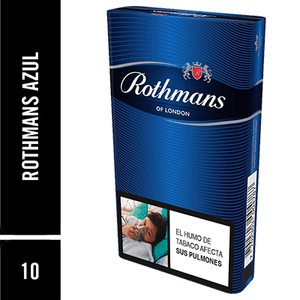 Cigarrillos Rothmans Azul x 10und