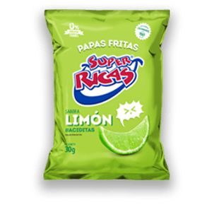 Papas Super Rica Limon 30g