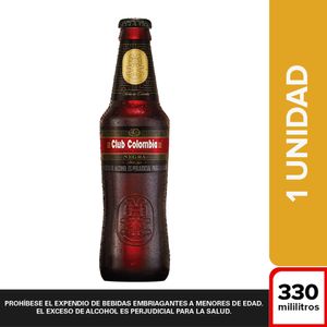 Cerveza  Club Colombia Negra botella 330ml