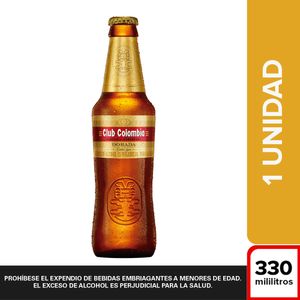 Cerveza  Club Colombia Dorada botella 330ml