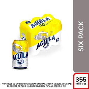 Aguila 0.0 lata 355ml x 6