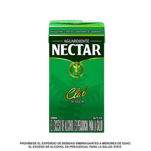 Aguardiente Nectar Verde 500ml Tetrapack