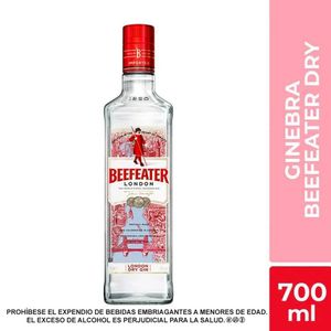 Ginebra Beefeater Dry botella 700ml