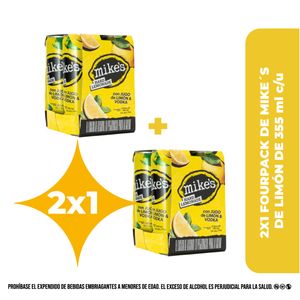 2X1 4Pack Mike's Hard Lemonade lata 355ml