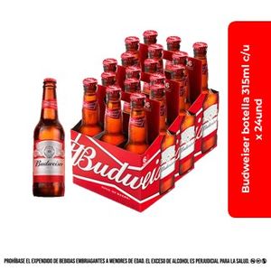 Budweiser botella 315ml x 24