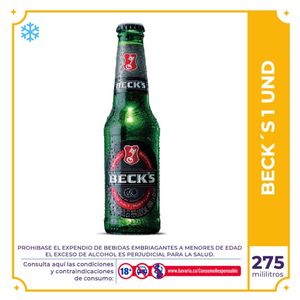 Cerveza Becks Botella 275ml