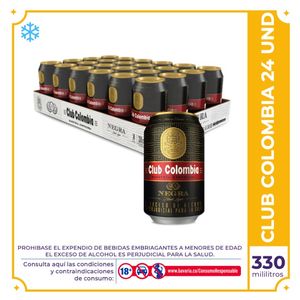 Cerveza  Club Colombia Negra lata 330ml x 24