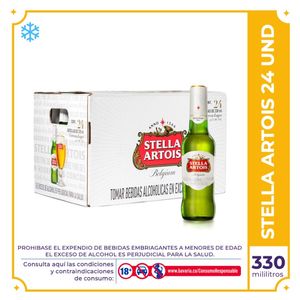Cerveza  Stella Artois botella 330ml x24