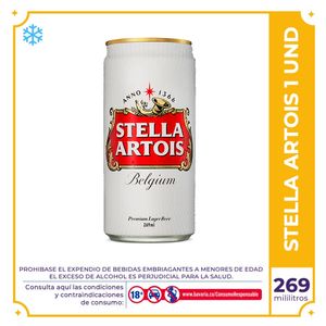 Cerveza  Stella Artois lata 269ml