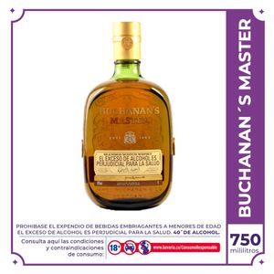 Whisky Buchanans Master botella 750ml