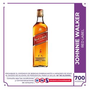 Whisky Johnnie Walker Red Label botella 700ml