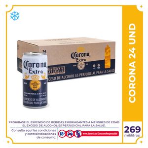 Cerveza Corona lata 269 ml X 24