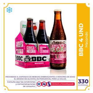 Cerveza  BBC Macondo botella 330ml x 4