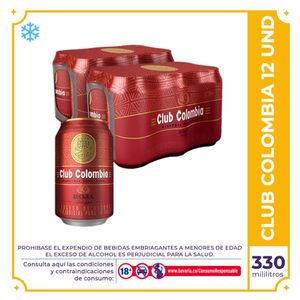 Cerveza  Club Colombia Roja lata 330ml x 12