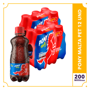 Pony Malta PET 200ml x12
